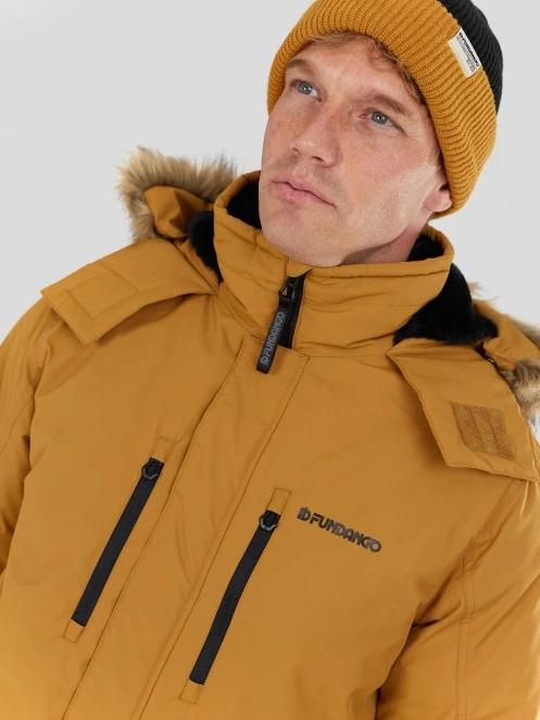 Fundango Spirit Parka Jacket męski kurtka zimowa żółty 7