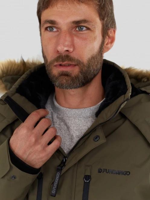 Fundango Spirit Parka Jacket męski kurtka zimowa oliwka 7
