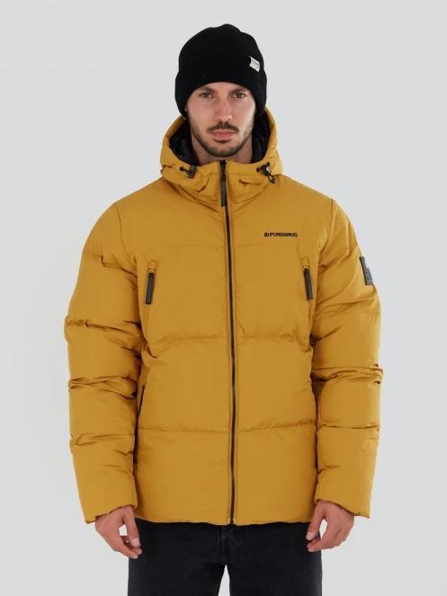Fundango Ewan Puffer Jacket męski kurtka przejściowa żółty 2