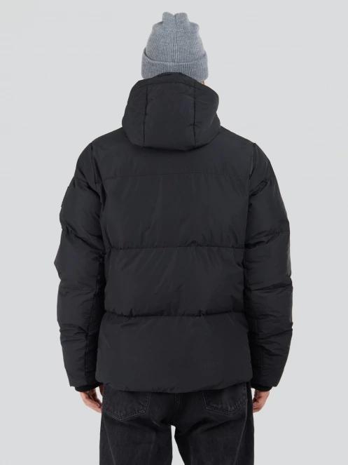 Fundango Ewan Puffer Jacket męski kurtka przejściowa czarny 3