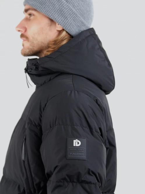 Fundango Ewan Puffer Jacket męski kurtka przejściowa czarny 6