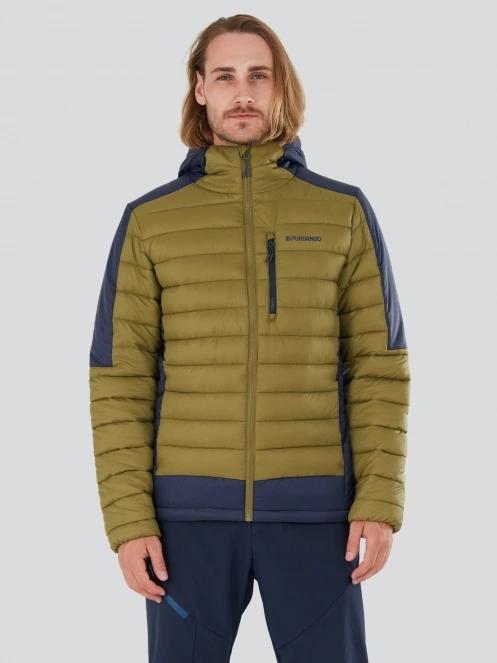 Fundango Matt Hooded Jacket męski pikowana kurtka przejściowa zielony 2