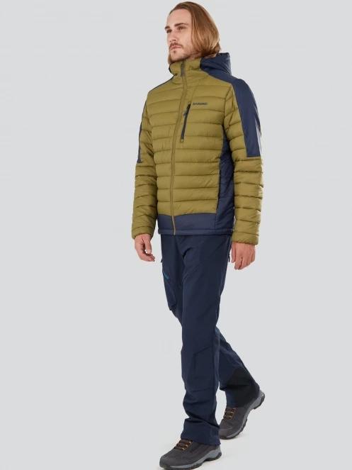 Fundango Matt Hooded Jacket męski pikowana kurtka przejściowa zielony 4