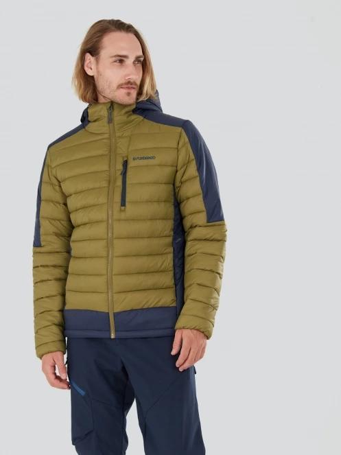 Fundango Matt Hooded Jacket męski pikowana kurtka przejściowa zielony 5
