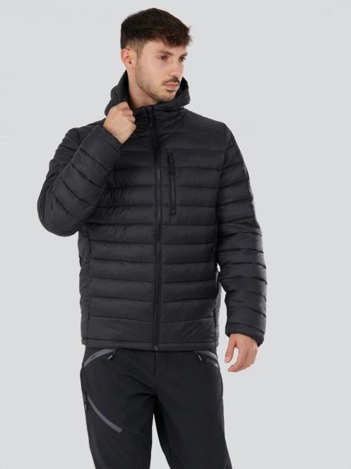 Fundango Matt Hooded Jacket męski pikowana kurtka przejściowa czarny 5