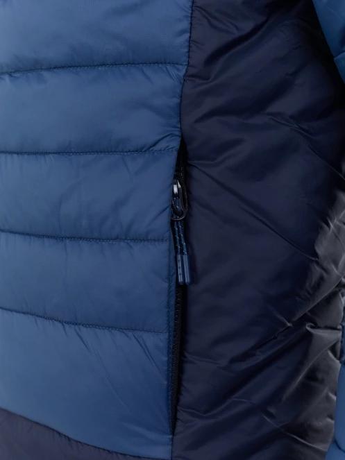 Fundango Matt Hooded Jacket męski pikowana kurtka przejściowa niebieski 7