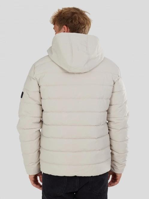 Fundango Hubble Padded Jacket męski pikowana kurtka przejściowa piasek 3