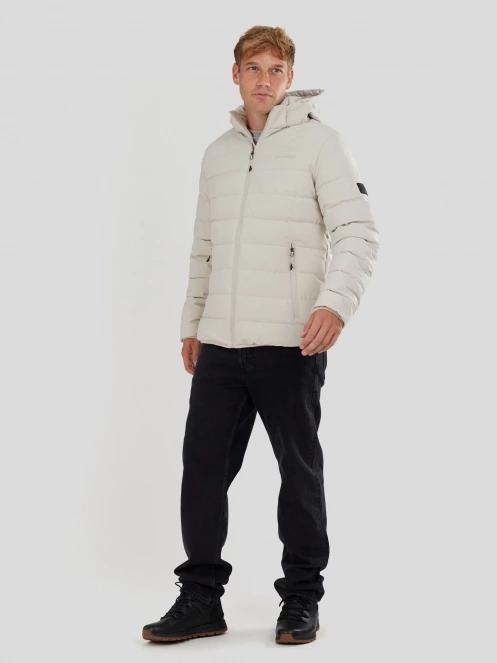 Fundango Hubble Padded Jacket męski pikowana kurtka przejściowa piasek 4