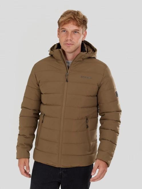 Fundango Hubble Padded Jacket męski pikowana kurtka przejściowa brąz 5