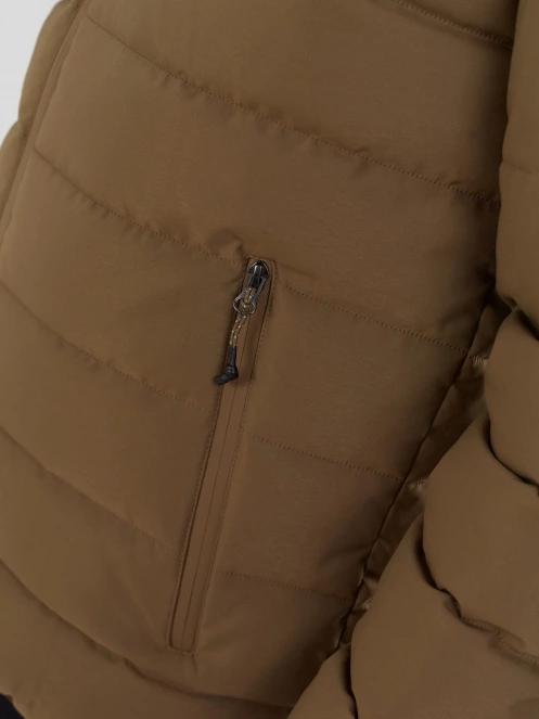 Fundango Hubble Padded Jacket męski pikowana kurtka przejściowa brąz 6