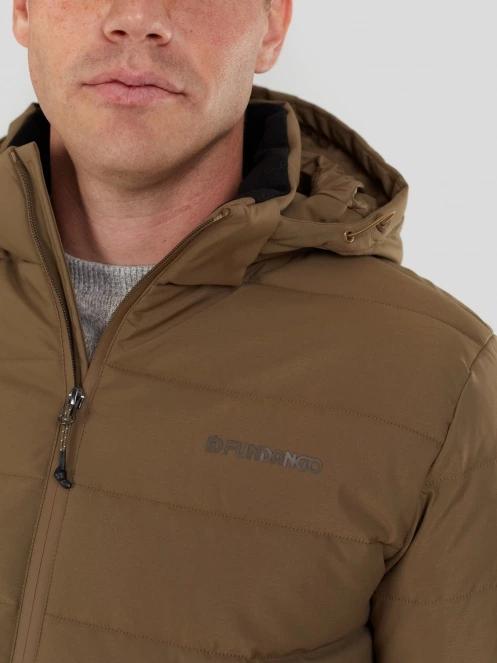 Fundango Hubble Padded Jacket męski pikowana kurtka przejściowa brąz 7