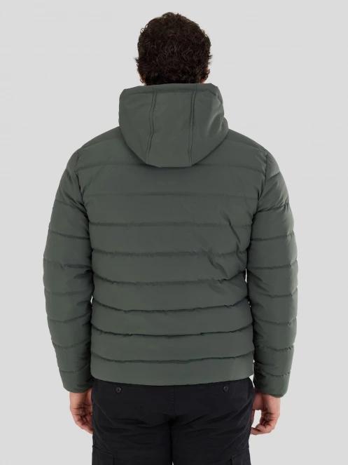 Fundango Hubble Padded Jacket męski pikowana kurtka przejściowa czarny 3