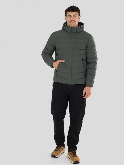 Fundango Hubble Padded Jacket męski pikowana kurtka przejściowa czarny 4