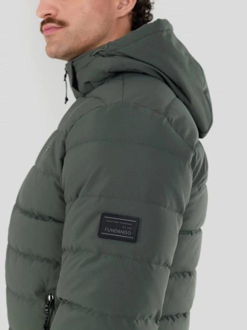 Fundango Hubble Padded Jacket męski pikowana kurtka przejściowa czarny 9