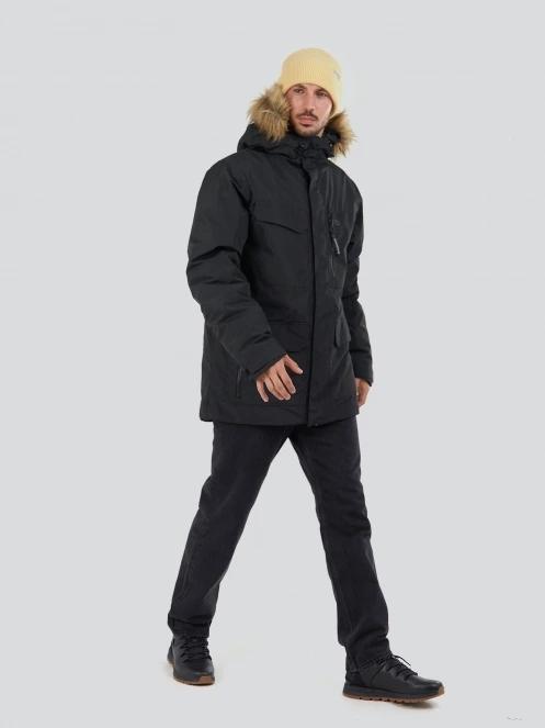 Fundango Venture Parka Jacket męski kurtka zimowa czarny 4