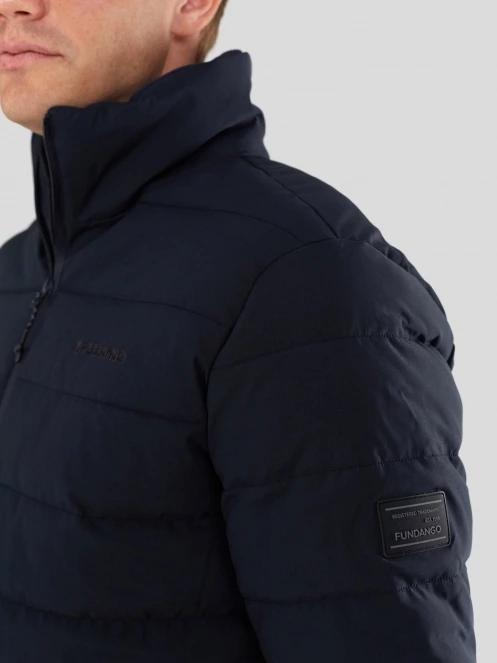 Fundango Arson Padded Jacket męski pikowana kurtka przejściowa ciemnoniebieski 5