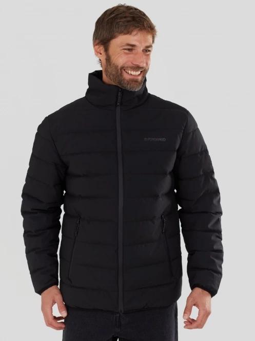 Fundango Arson Padded Jacket męski pikowana kurtka przejściowa czarny 5