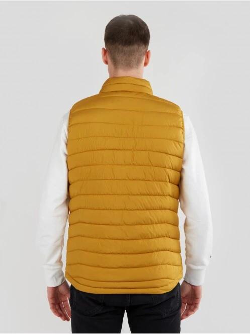 Fundango Hollow Padded Vest męski kamizelka żółty 3