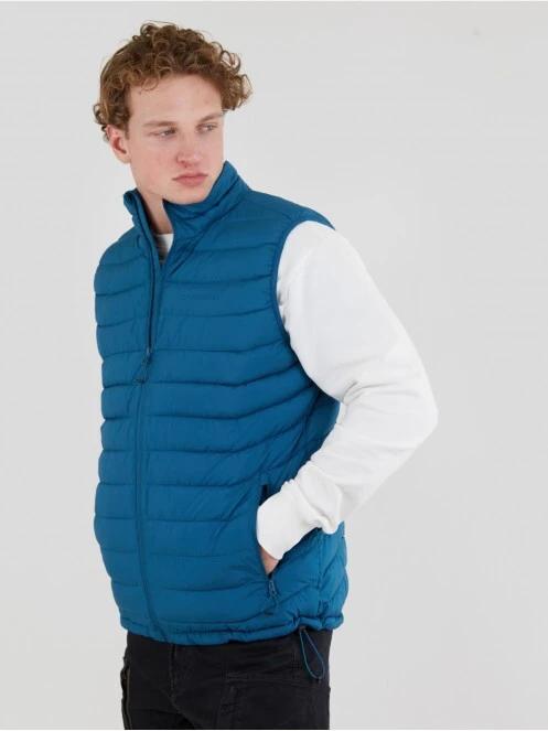 Fundango Hollow Padded Vest męski kamizelka zielony 2
