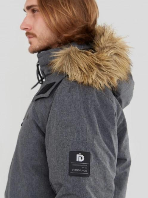 Fundango Spirit Parka Jacket męski kurtka zimowa szary 6