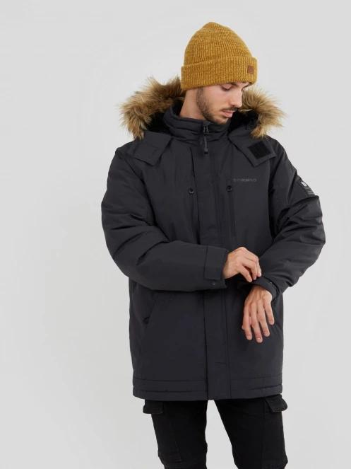 Fundango Spirit Parka Jacket męski kurtka zimowa czarny 5