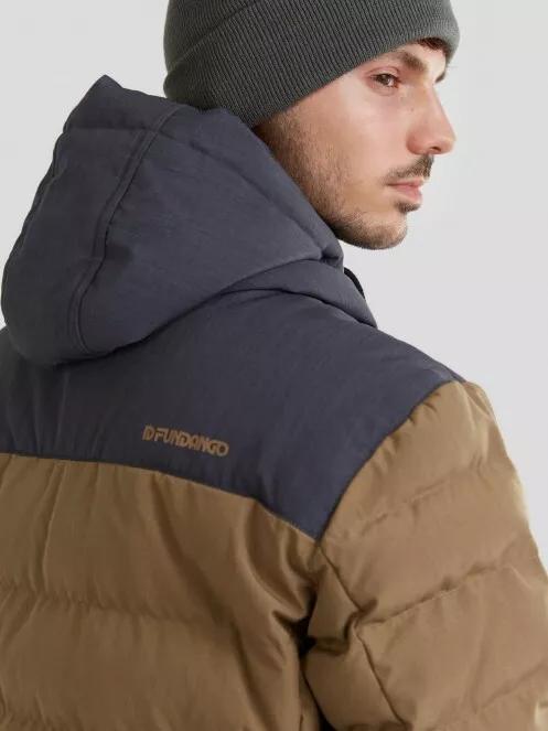 Fundango Passat Padded Jacket męski kurtka wyjściowa brąz 5