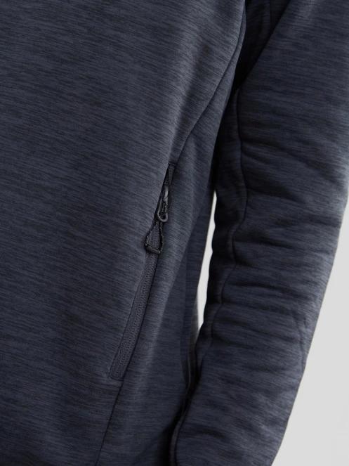 Fundango Jefferson Fleece Jacket męski bluza z polaru czarny 7