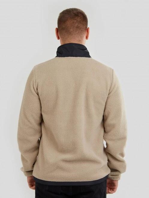 Fundango Haven Hybrid Jacket męski bluza z polaru piasek 3