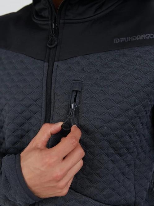 Fundango Ashford Insulated Fleece Jacket męski bluza z polaru szary 6