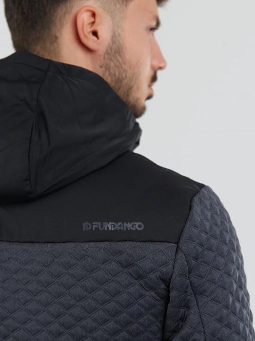 Fundango Ashford Insulated Fleece Jacket męski bluza z polaru szary 8