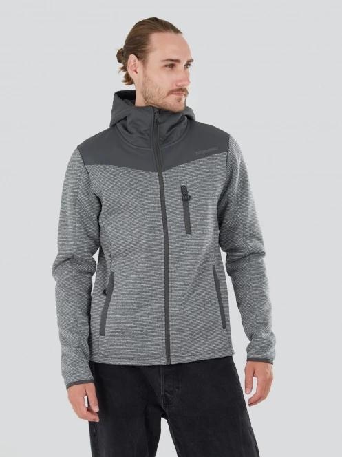 Fundango Ashford Insulated Fleece Jacket męski bluza z polaru szary 2