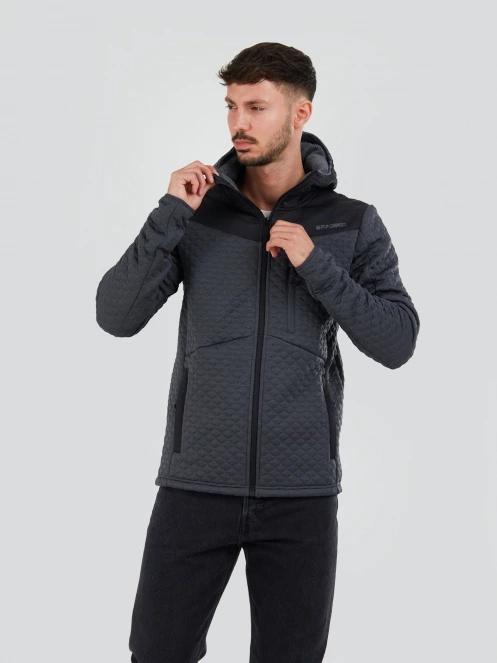 Fundango Ashford Insulated Fleece Jacket męski bluza z polaru szary 5