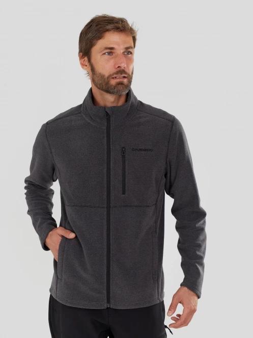 Fundango Jeffrey Fullzip Fleece męski bluza z polaru czarny 2