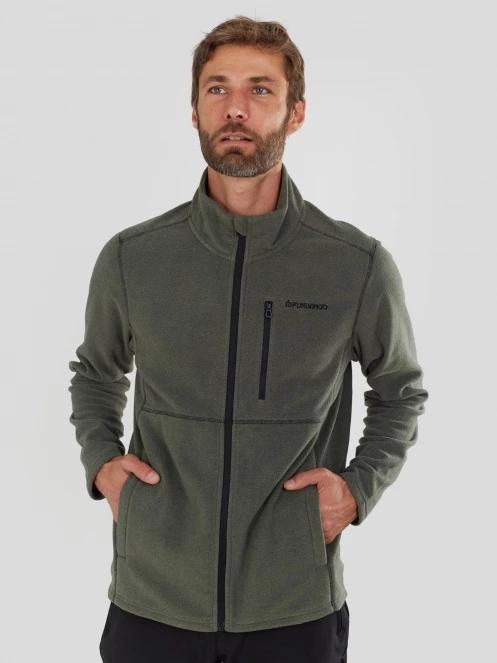 Fundango Jeffrey Fleece Jacket męski bluza z polaru oliwka 2