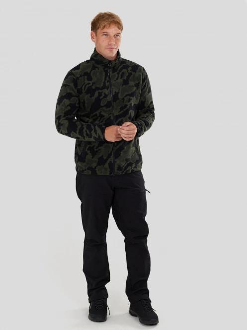 Fundango Nestor II Fleece Jacket męski bluza z polaru czarny 4