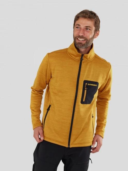 Fundango Revolution Fullzip Fleece męski bluza z polaru żółty 5