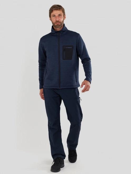 Fundango Revolution Fullzip Fleece męski bluza z polaru ciemnoniebieski 4