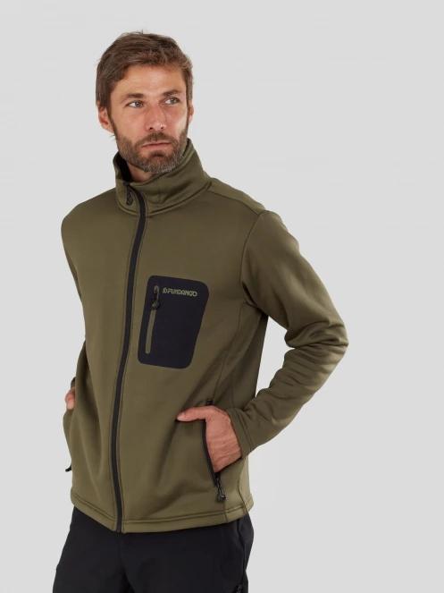 Fundango Revolution Fullzip Fleece męski bluza z polaru zielony 2