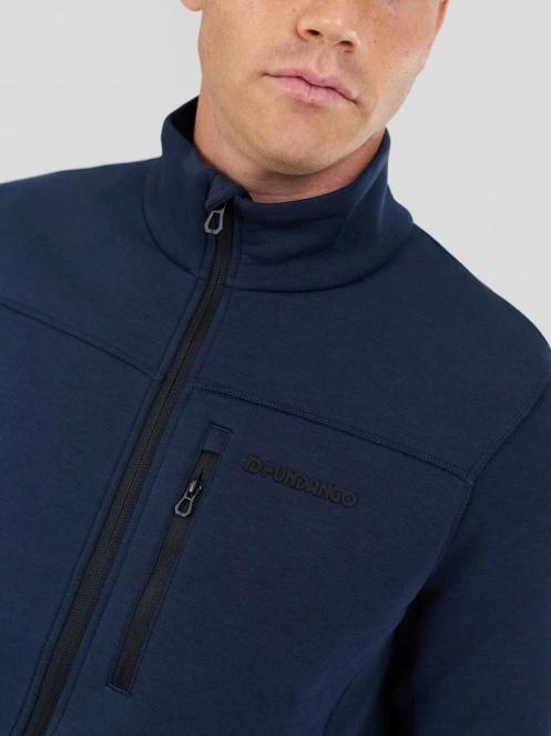 Fundango Soren Fleece Jacket męski bluza z polaru ciemnoniebieski 6