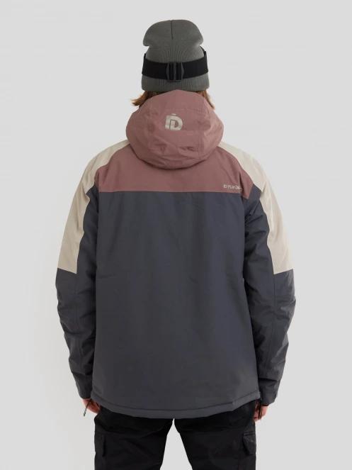 Fundango Burnaby Logo Anorak męski kurtka narciarska fiolet 3