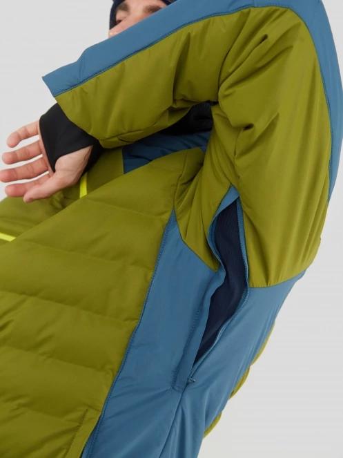 Fundango Orion Padded Jacket męski pikowana kurtka narciarska oliwka 5