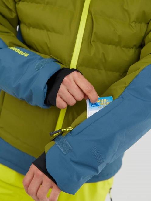 Fundango Orion Padded Jacket męski pikowana kurtka narciarska oliwka 6