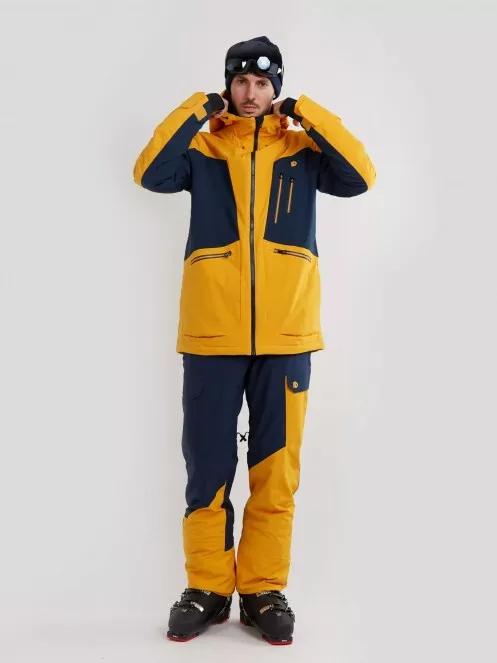 Fundango Decatur Jacket męski kurtka narciarska żółty 4