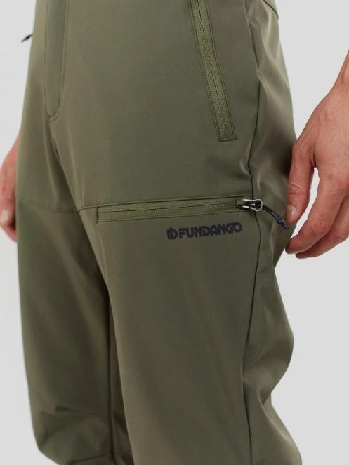 Fundango Akira II Softshell Pants męski spodnie softshell oliwka 7