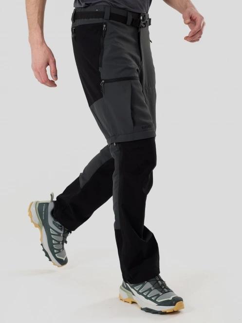 Fundango Aniak 2in1 Trekking Pants męski spodnie turystyczne szary 5