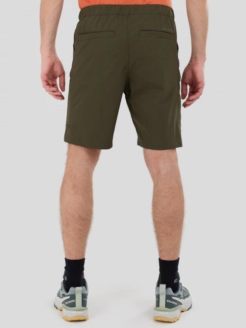 Fundango Elkford Cargo Trekking Shorts męski krótkie spodnie turystyczne z bocznymi kieszeniami zielony 3