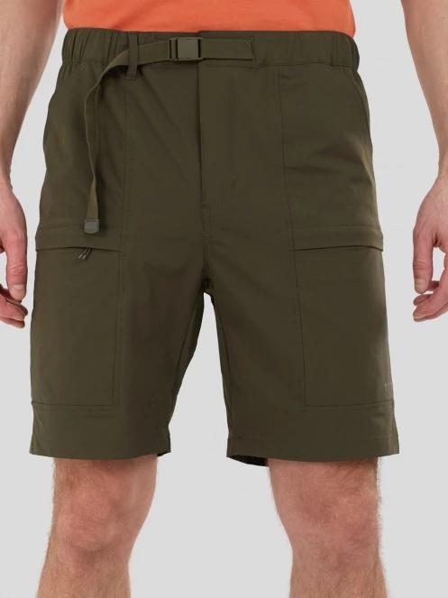 Fundango Elkford Cargo Trekking Shorts męski krótkie spodnie turystyczne z bocznymi kieszeniami zielony 5