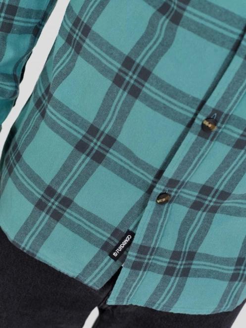 Fundango Harris Shirt męski koszula z dlugim rekawem zielony 6