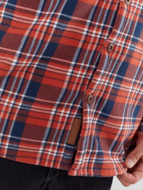 Fundango Roddy Lined Shirt męski kurtka koszulowa czerwony 8