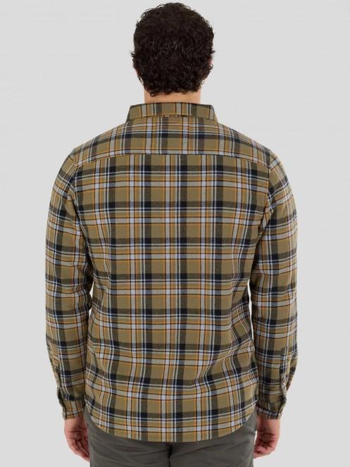 Fundango Roddy Lined Shirt męski kurtka koszulowa oliwka 3